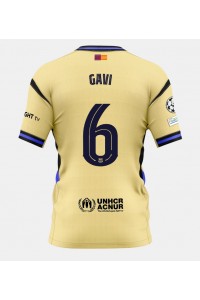 Barcelona Paez Gavi #6 Voetbaltruitje Uit tenue 2025-26 Korte Mouw